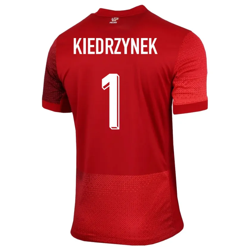 Danxen Kinder Polen Katarzyna Kiedrzynek #1 Rot Auswärtstrikot Trikot 24-26 T-Shirt Schweiz