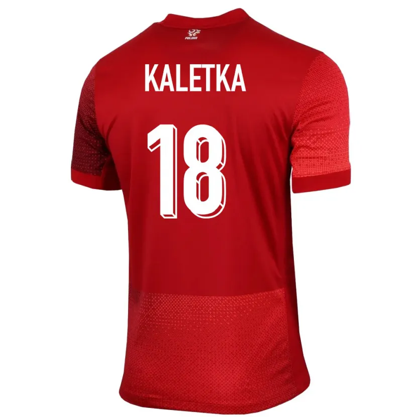 Danxen Kinder Polen Nikol Kaletka #18 Rot Auswärtstrikot Trikot 24-26 T-Shirt Schweiz