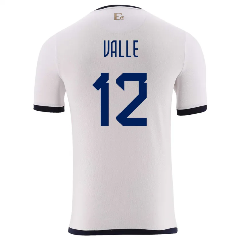 Danxen Kinder Ecuador Gonzalo Valle #12 Weiß Auswärtstrikot Trikot 24-26 T-Shirt Schweiz