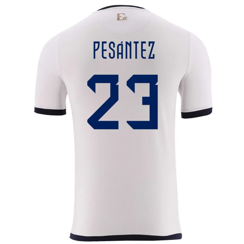 Danxen Kinder Ecuador Danna Pesantez #23 Weiß Auswärtstrikot Trikot 24-26 T-Shirt Schweiz