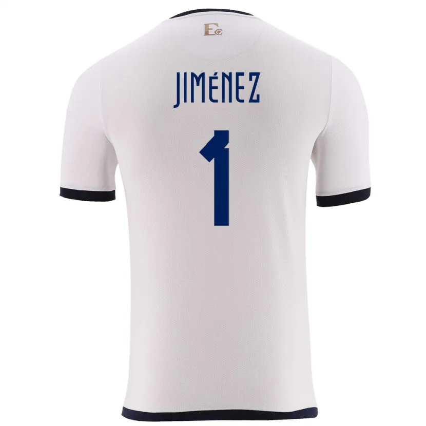 Danxen Kinder Ecuador Tony Jimenez #1 Weiß Auswärtstrikot Trikot 24-26 T-Shirt Schweiz