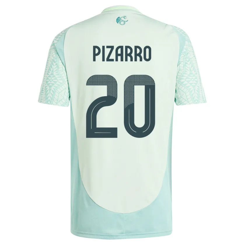 Danxen Kinder Mexiko Rodolfo Pizarro #20 Leinengrün Auswärtstrikot Trikot 24-26 T-Shirt Schweiz