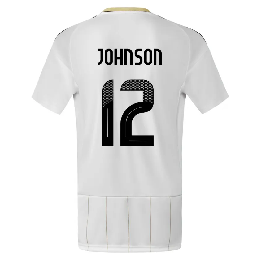 Danxen Kinder Costa Rica Shawn Johnson #12 Weiß Auswärtstrikot Trikot 24-26 T-Shirt Schweiz