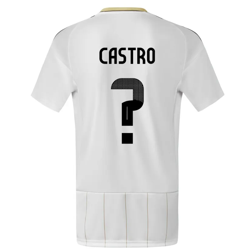Danxen Kinder Costa Rica Mathias Castro #0 Weiß Auswärtstrikot Trikot 24-26 T-Shirt Schweiz