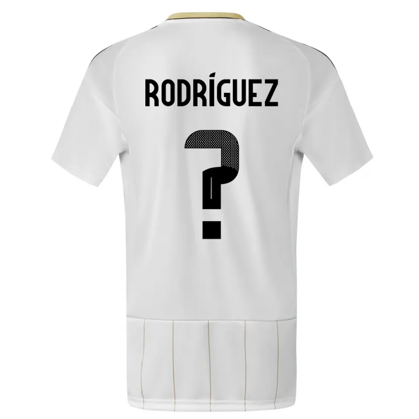 Danxen Kinder Costa Rica Bradley Rodriguez #0 Weiß Auswärtstrikot Trikot 24-26 T-Shirt Schweiz