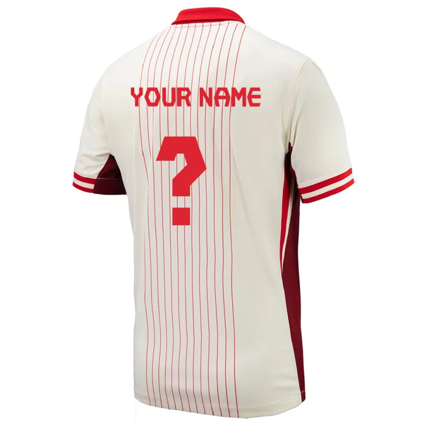 Danxen Kinder Kanada Ihren Namen #0 Weiß Auswärtstrikot Trikot 24-26 T-Shirt Schweiz