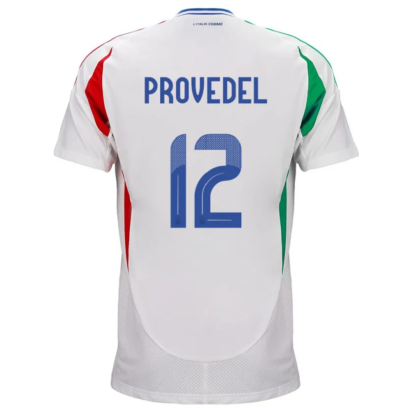 Danxen Kinder Italien Ivan Provedel #12 Weiß Auswärtstrikot Trikot 24-26 T-Shirt Schweiz