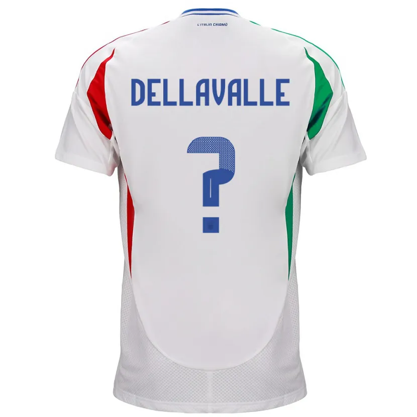 Danxen Kinder Italien Alessandro Dellavalle #0 Weiß Auswärtstrikot Trikot 24-26 T-Shirt Schweiz
