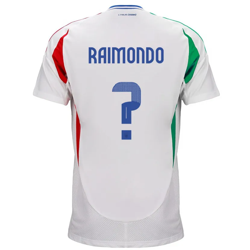 Danxen Kinder Italien Antonio Raimondo #0 Weiß Auswärtstrikot Trikot 24-26 T-Shirt Schweiz