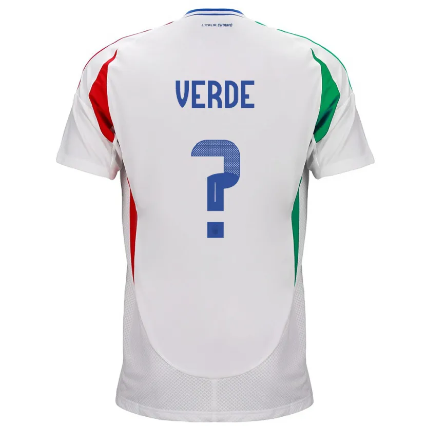 Danxen Kinder Italien Francesco Verde #0 Weiß Auswärtstrikot Trikot 24-26 T-Shirt Schweiz