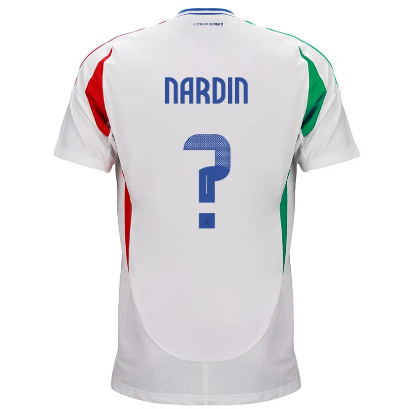 Danxen Kinder Italien Federico Nardin #0 Weiß Auswärtstrikot Trikot 24-26 T-Shirt Schweiz