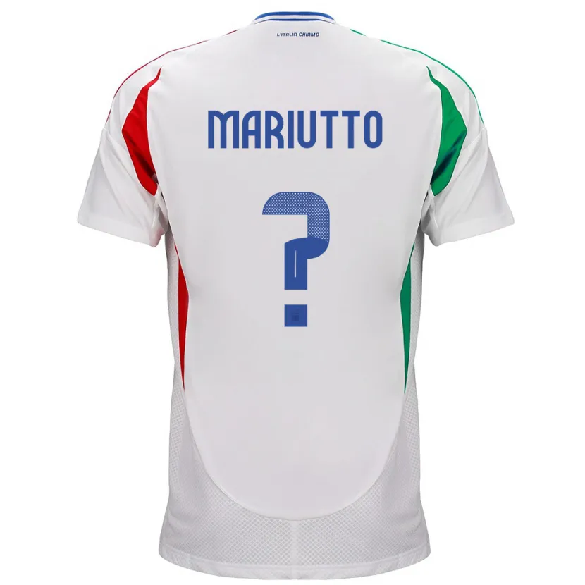 Danxen Kinder Italien Francesco Mariutto #0 Weiß Auswärtstrikot Trikot 24-26 T-Shirt Schweiz