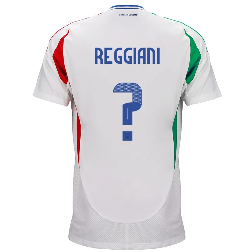 Danxen Kinder Italien Luca Reggiani #0 Weiß Auswärtstrikot Trikot 24-26 T-Shirt Schweiz