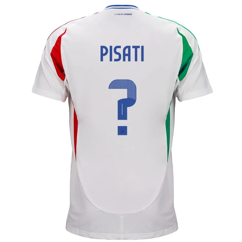 Danxen Kinder Italien Samuele Pisati #0 Weiß Auswärtstrikot Trikot 24-26 T-Shirt Schweiz