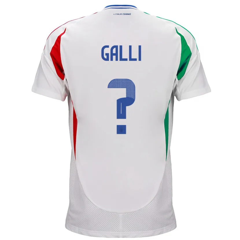 Danxen Kinder Italien Aurora Galli #0 Weiß Auswärtstrikot Trikot 24-26 T-Shirt Schweiz