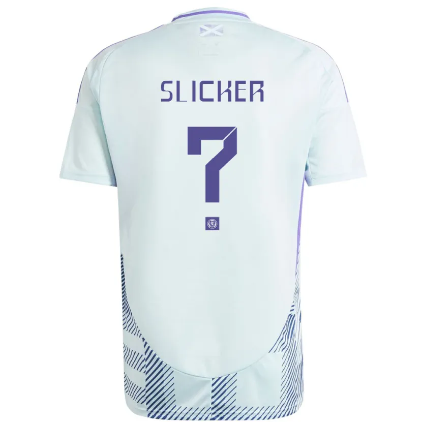 Danxen Kinder Schottland Cieran Slicker #0 Helles Mintblau Auswärtstrikot Trikot 24-26 T-Shirt Schweiz