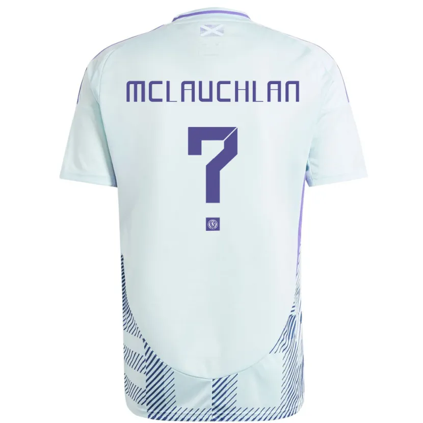 Danxen Kinder Schottland Rachel Mclauchlan #0 Helles Mintblau Auswärtstrikot Trikot 24-26 T-Shirt Schweiz
