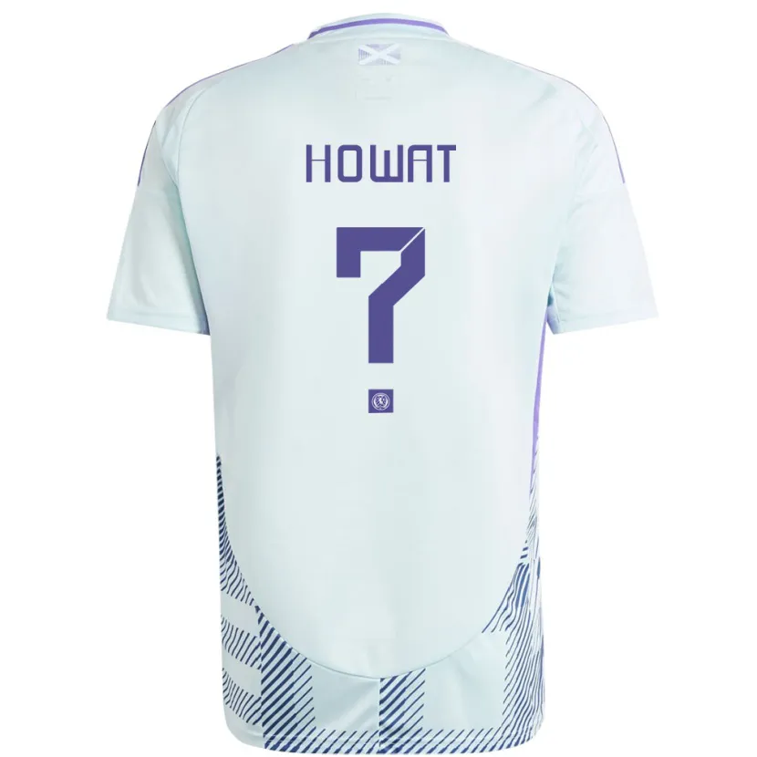 Danxen Kinder Schottland Kirsty Howat #0 Helles Mintblau Auswärtstrikot Trikot 24-26 T-Shirt Schweiz