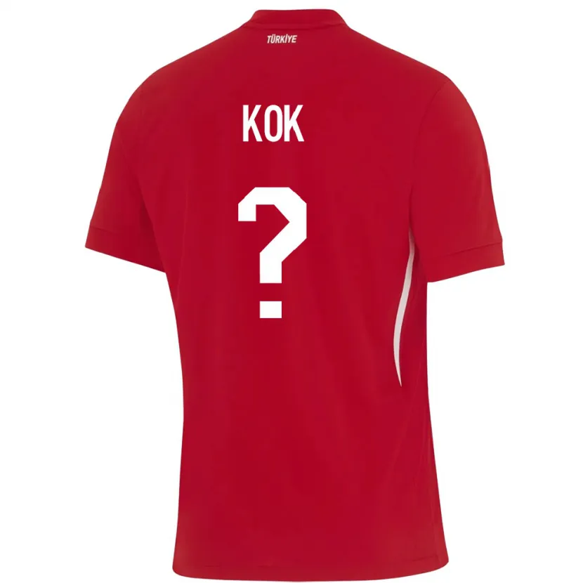 Danxen Kinder Türkei Serhan Kök #0 Rot Auswärtstrikot Trikot 24-26 T-Shirt Schweiz