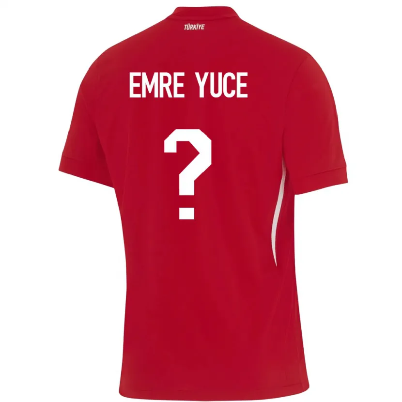 Danxen Kinder Türkei Yunus Emre Yüce #0 Rot Auswärtstrikot Trikot 24-26 T-Shirt Schweiz