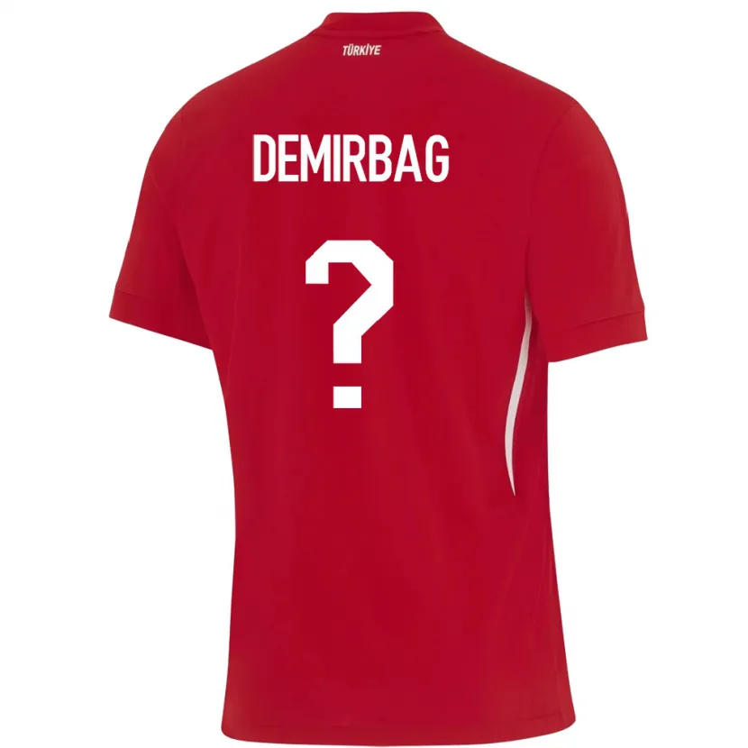 Danxen Kinder Türkei Ozan Demirbağ #0 Rot Auswärtstrikot Trikot 24-26 T-Shirt Schweiz
