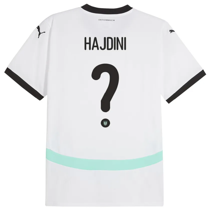 Danxen Kinder Österreich Florent Hajdini #0 Weiß Auswärtstrikot Trikot 24-26 T-Shirt Schweiz