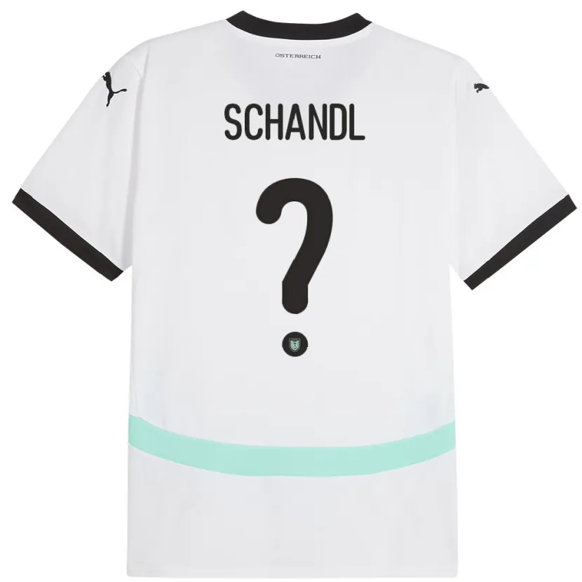 Danxen Kinder Österreich Thomas Schandl #0 Weiß Auswärtstrikot Trikot 24-26 T-Shirt Schweiz