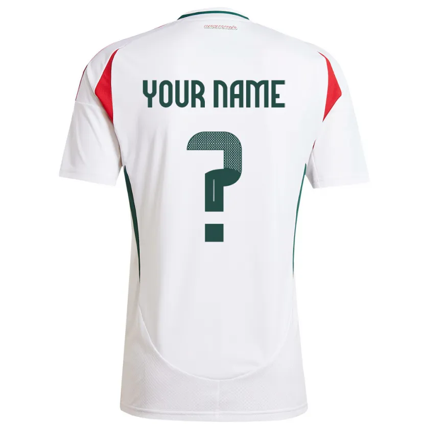 Danxen Kinder Ungarn Ihren Namen #0 Weiß Auswärtstrikot Trikot 24-26 T-Shirt Schweiz