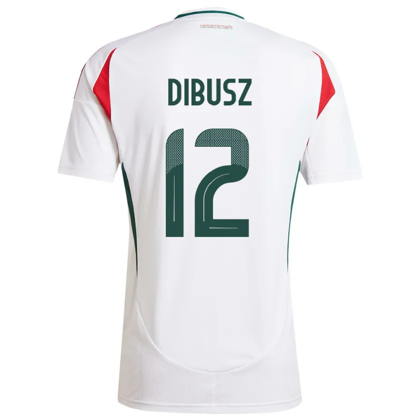 Danxen Kinder Ungarn Dénes Dibusz #12 Weiß Auswärtstrikot Trikot 24-26 T-Shirt Schweiz