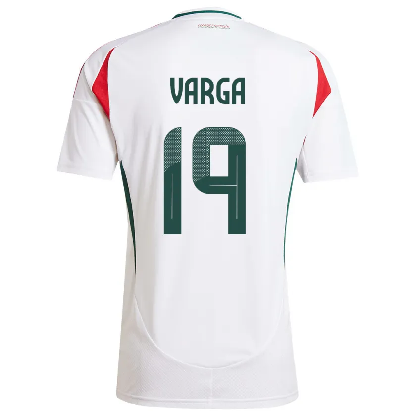 Danxen Kinder Ungarn Barnabás Varga #19 Weiß Auswärtstrikot Trikot 24-26 T-Shirt Schweiz