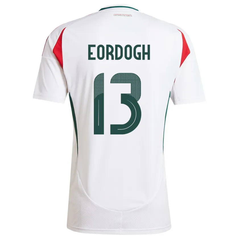 Danxen Kinder Ungarn András Eördögh #13 Weiß Auswärtstrikot Trikot 24-26 T-Shirt Schweiz