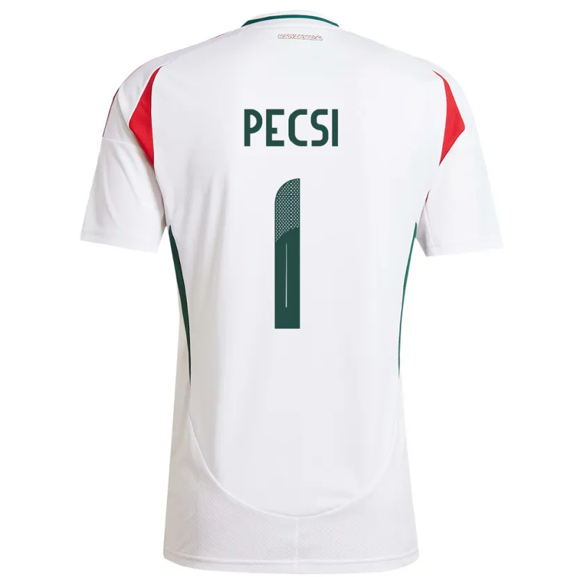 Danxen Kinder Ungarn Ármin Pécsi #1 Weiß Auswärtstrikot Trikot 24-26 T-Shirt Schweiz