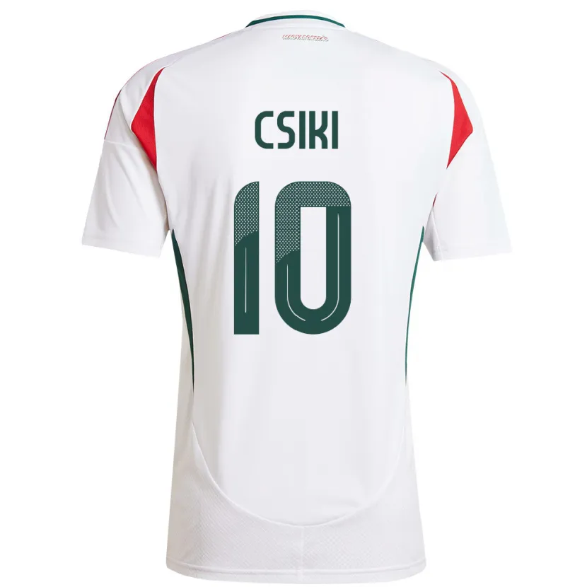 Danxen Kinder Ungarn Anna Csiki #10 Weiß Auswärtstrikot Trikot 24-26 T-Shirt Schweiz