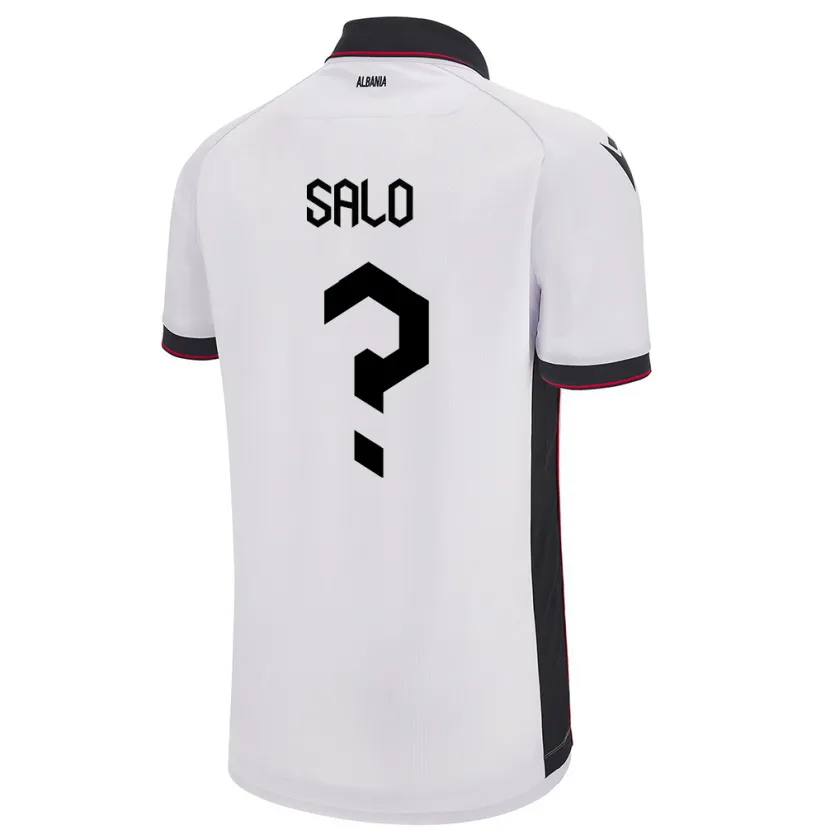 Danxen Kinder Albanien Asim Salo #0 Weiß Auswärtstrikot Trikot 24-26 T-Shirt Schweiz