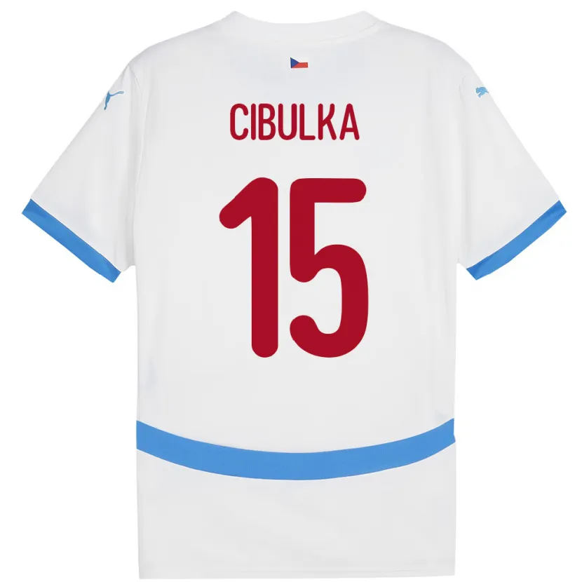 Danxen Kinder Tschechien Oskar Cibulka #15 Weiß Auswärtstrikot Trikot 24-26 T-Shirt Schweiz