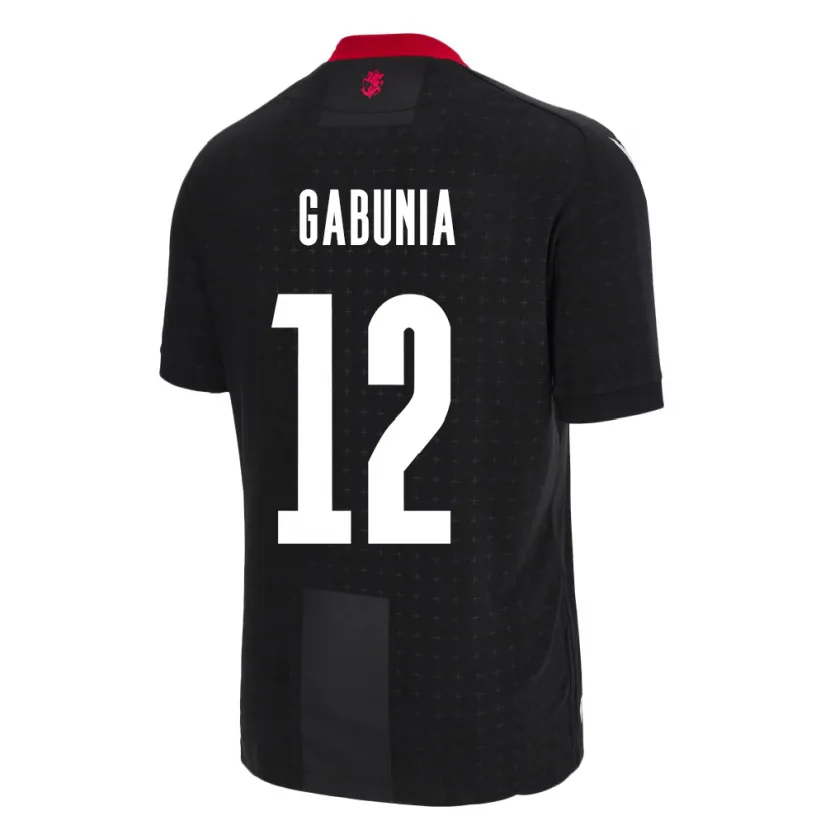 Danxen Kinder Georgien Tatia Gabunia #12 Schwarz Auswärtstrikot Trikot 24-26 T-Shirt Schweiz