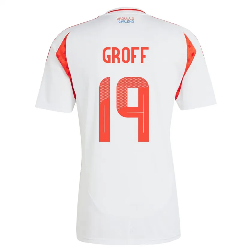 Danxen Kinder Chile Llanka Groff #19 Weiß Auswärtstrikot Trikot 24-26 T-Shirt Schweiz