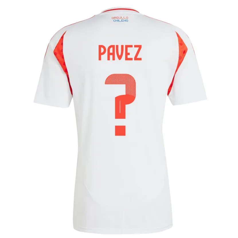 Danxen Kinder Chile Camila Pavez #0 Weiß Auswärtstrikot Trikot 24-26 T-Shirt Schweiz