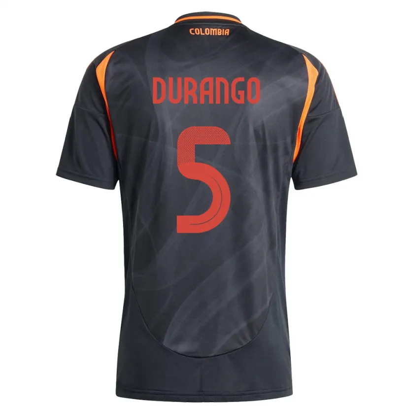 Danxen Kinder Kolumbien Lorena Durango #5 Schwarz Auswärtstrikot Trikot 24-26 T-Shirt Schweiz