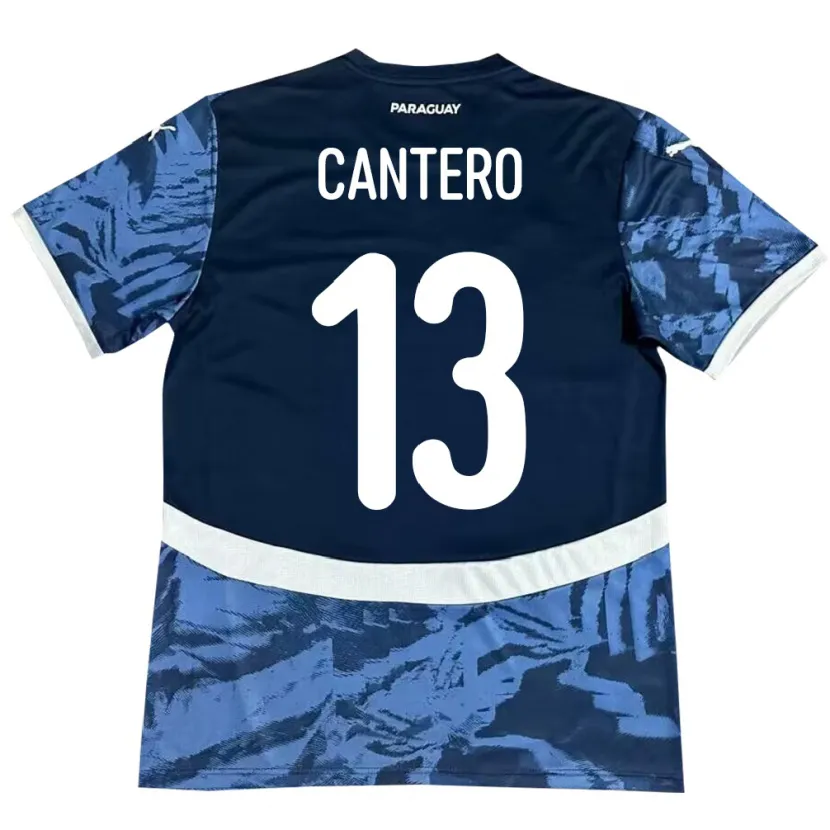 Danxen Kinder Paraguay Alexis Cantero #13 Blau Auswärtstrikot Trikot 24-26 T-Shirt Schweiz