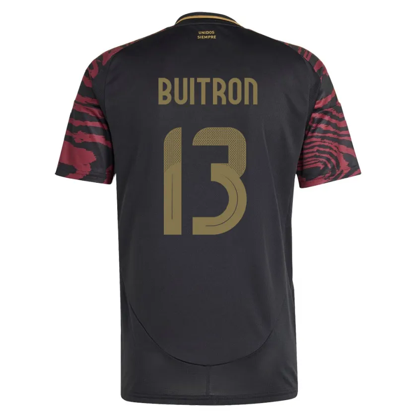 Danxen Kinder Peru Alison Buitrón #13 Schwarz Auswärtstrikot Trikot 24-26 T-Shirt Schweiz