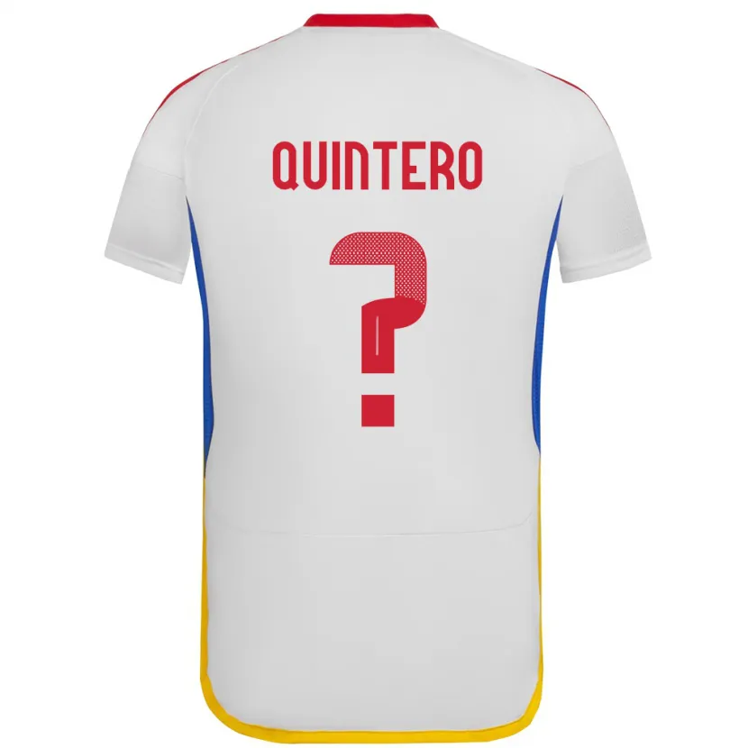 Danxen Kinder Venezuela Teo Quintero #0 Weiß Auswärtstrikot Trikot 24-26 T-Shirt Schweiz