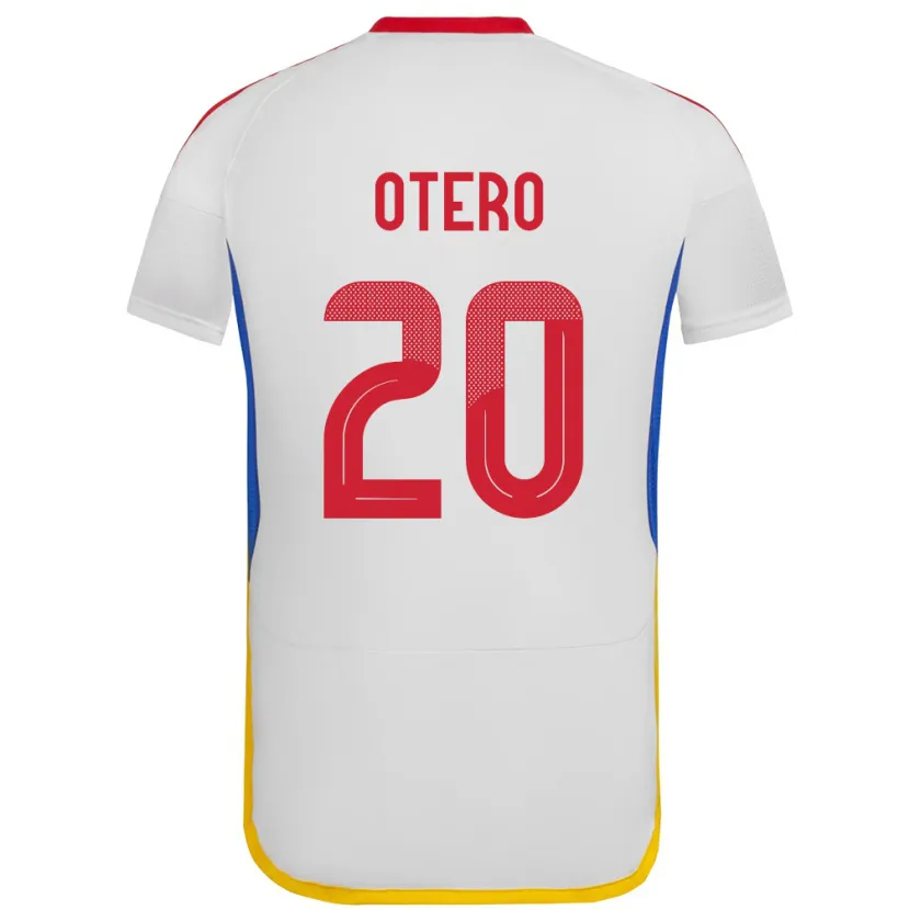 Danxen Kinder Venezuela Rómulo Otero #20 Weiß Auswärtstrikot Trikot 24-26 T-Shirt Schweiz