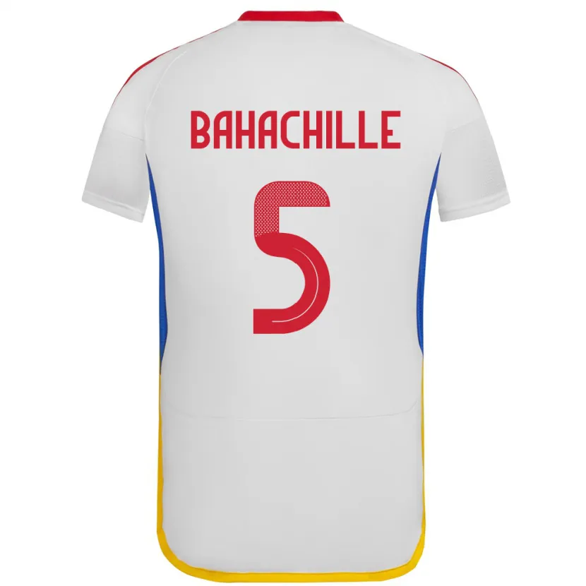 Danxen Kinder Venezuela Abraham Bahachille #5 Weiß Auswärtstrikot Trikot 24-26 T-Shirt Schweiz
