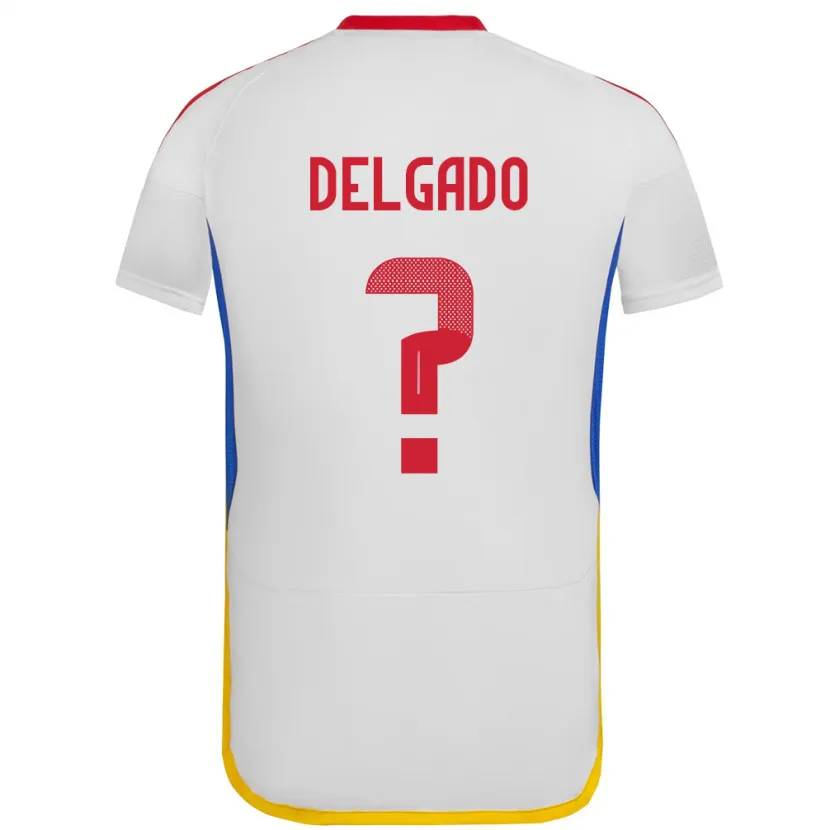 Danxen Kinder Venezuela Álex Delgado #0 Weiß Auswärtstrikot Trikot 24-26 T-Shirt Schweiz
