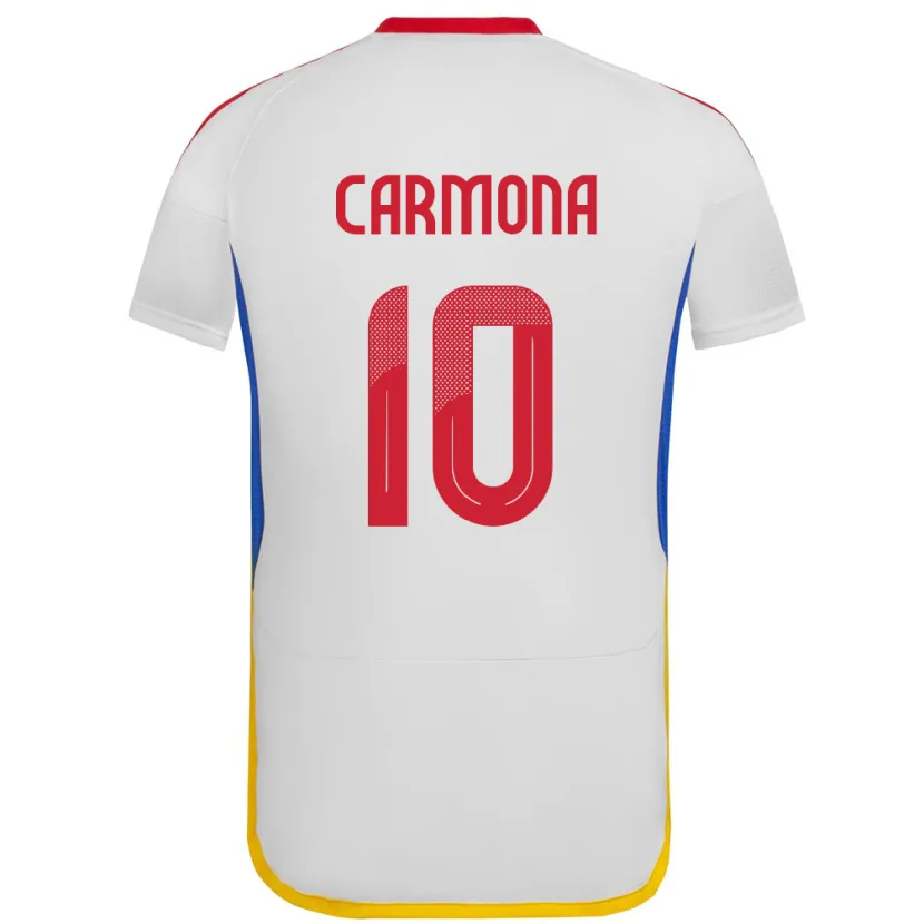 Danxen Kinder Venezuela Wikelman Carmona #10 Weiß Auswärtstrikot Trikot 24-26 T-Shirt Schweiz