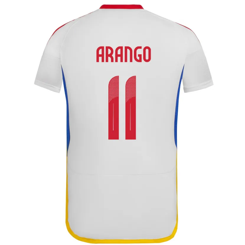 Danxen Kinder Venezuela Juan Arango #11 Weiß Auswärtstrikot Trikot 24-26 T-Shirt Schweiz