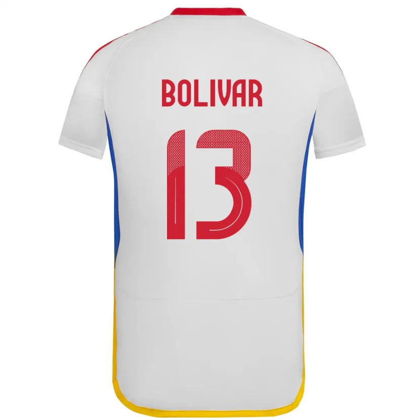 Danxen Kinder Venezuela Salvador Bolívar #13 Weiß Auswärtstrikot Trikot 24-26 T-Shirt Schweiz