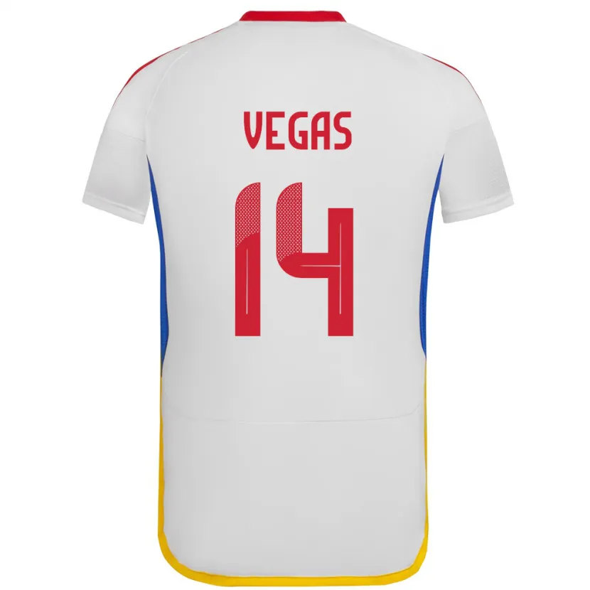 Danxen Kinder Venezuela Miguel Vegas #14 Weiß Auswärtstrikot Trikot 24-26 T-Shirt Schweiz