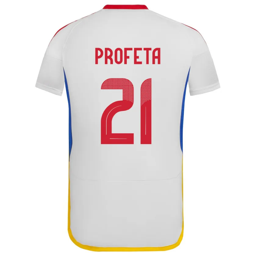 Danxen Kinder Venezuela Nicola Profeta #21 Weiß Auswärtstrikot Trikot 24-26 T-Shirt Schweiz